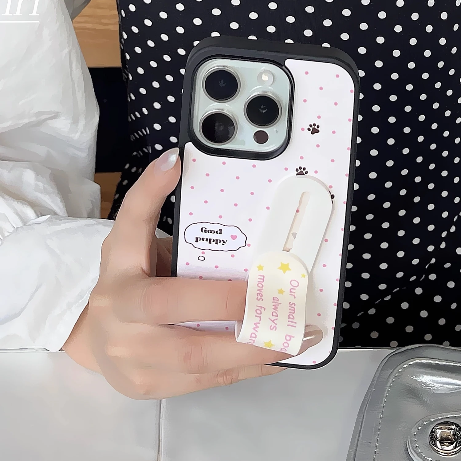 INS Pink Wave Point Good Puppy - Phone Cases Kawaii recension och pris