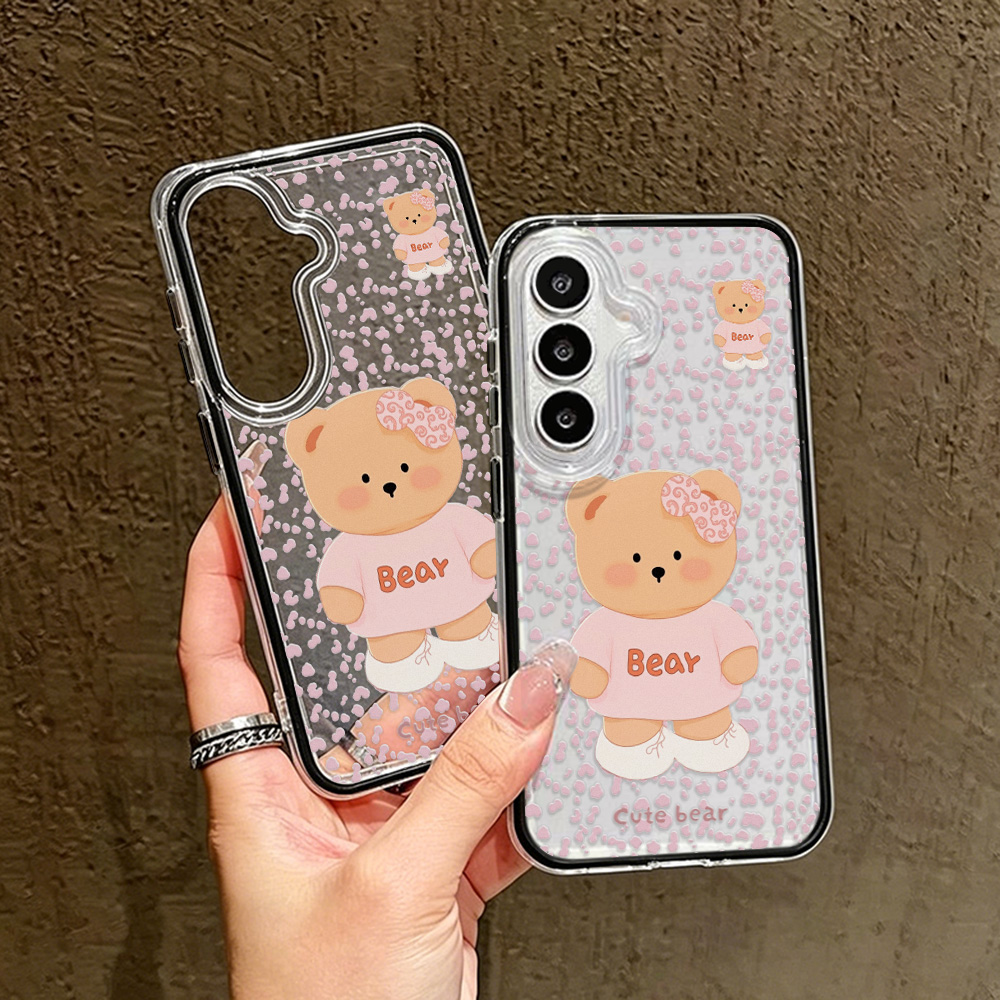 Cute Bear Two-in-one Phone Cas - Phone Cases Samsung recension och pris