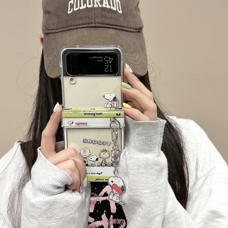 Cute Cartoon Snoopy Charlie Br - Phone Cases Z Flip 7 recension och pris