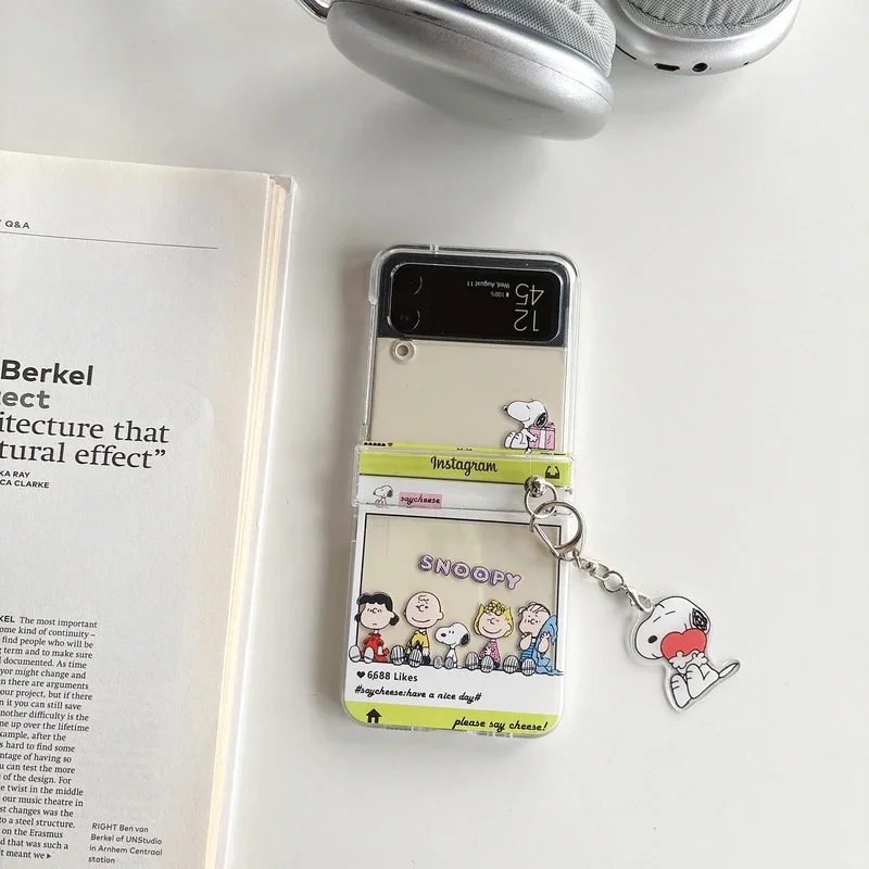 Cute Cartoon Snoopy Charlie Br - Phone Cases Z Flip 7 recension och pris