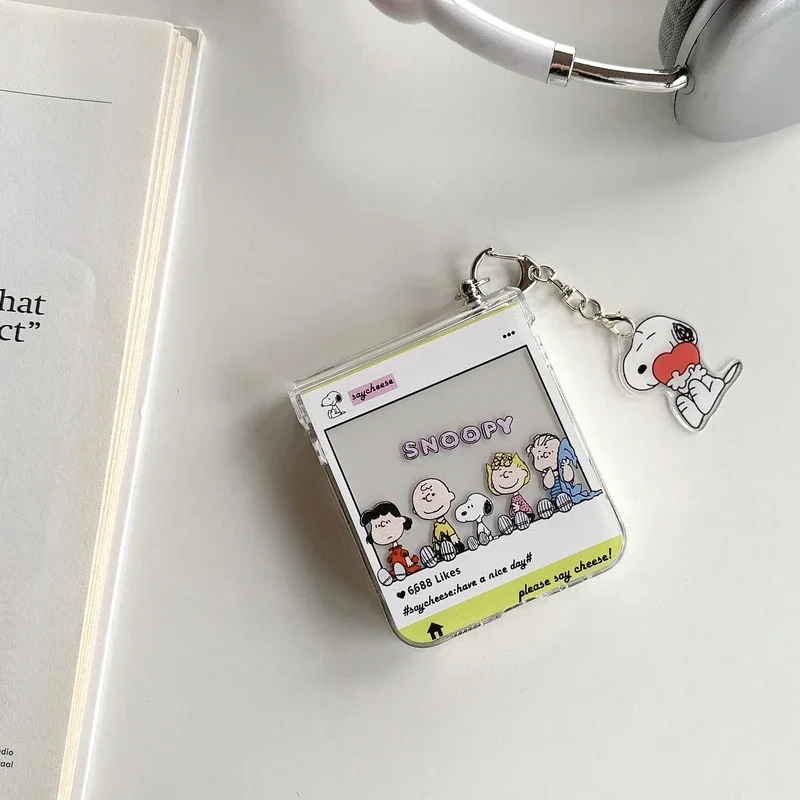 Cute Cartoon Snoopy Charlie Br - Phone Cases Z Flip 7 recension och pris