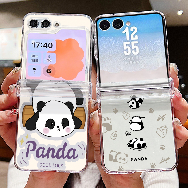 Cartoon Panda Printed Phone Ca - Phone Cases Z Flip 7 recension och pris