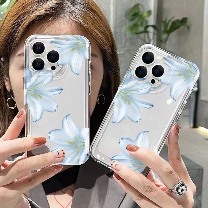 Fashion Exquisite White Lily F - Phone Cases Trendy recension och pris