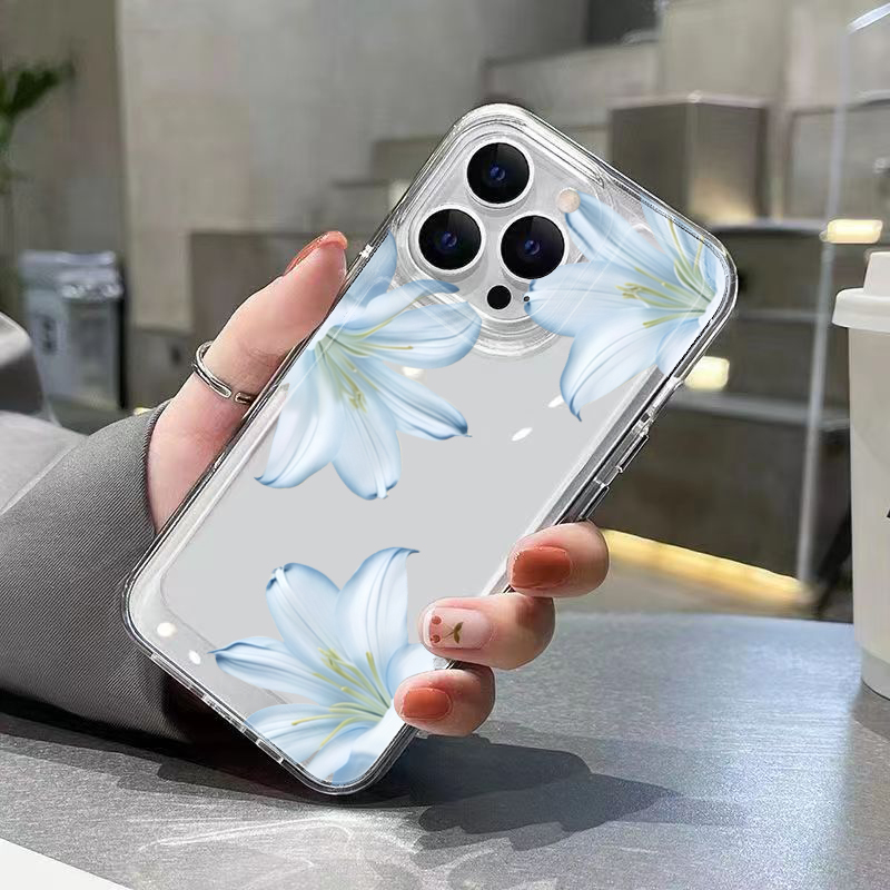 Fashion Exquisite White Lily F - Phone Cases Trendy recension och pris