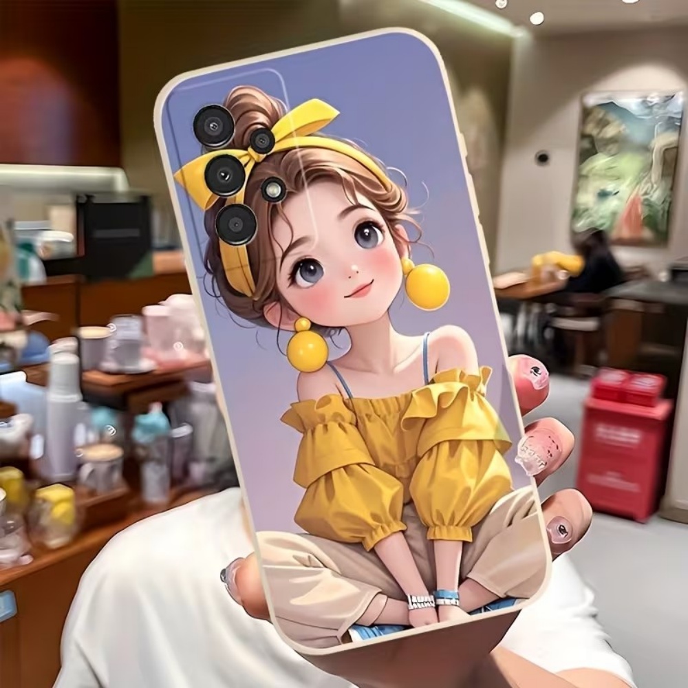 Cute Cartoon Girl Pattern Desi - Phone Cases Girly recension och pris