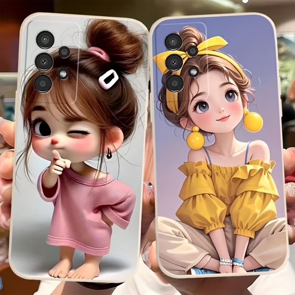 Cute Cartoon Girl Pattern Desi - Phone Cases Girly recension och pris
