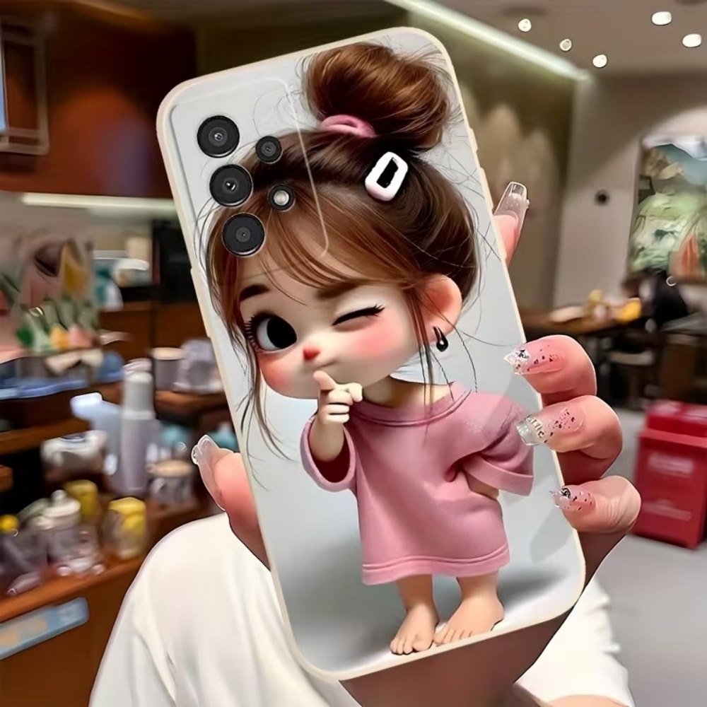 Cute Cartoon Girl Pattern Desi - Phone Cases Girly recension och pris