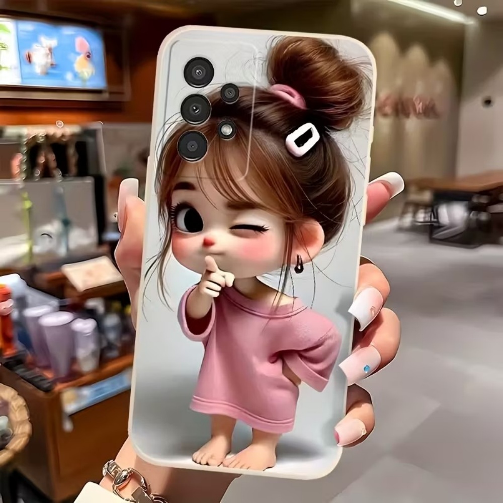 Cute Cartoon Girl Pattern Desi - Phone Cases Girly recension och pris