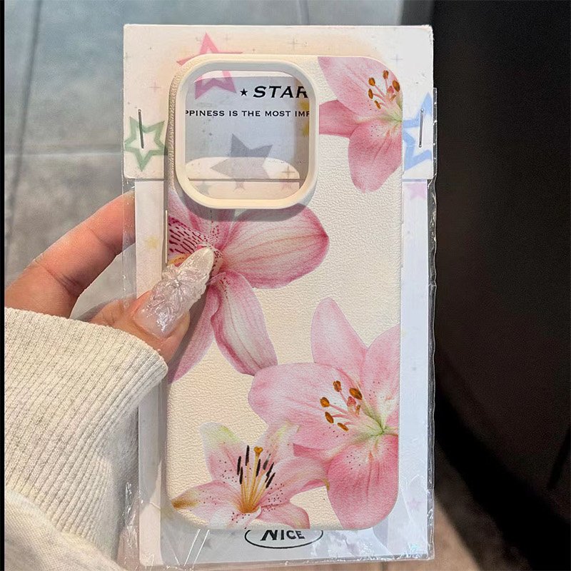 Pink Lily Lychee Texture Phone - Phone Cases Samsung S23 recension och pris
