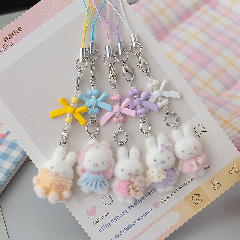 Kawaii Anime Miffy Keychain Cu - Phone Cases Girly recension och pris