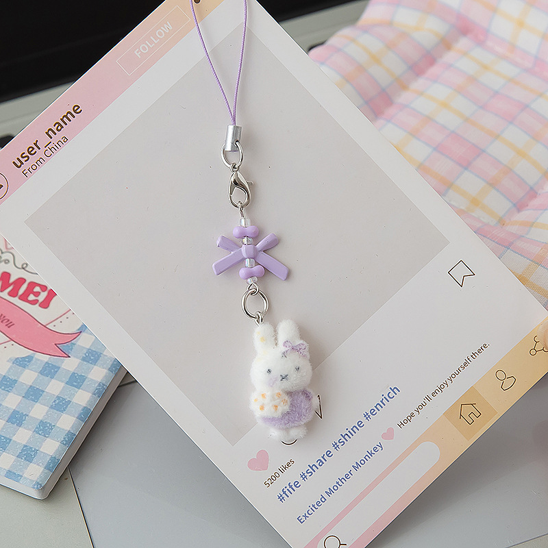 Kawaii Anime Miffy Keychain Cu - Phone Cases Girly recension och pris