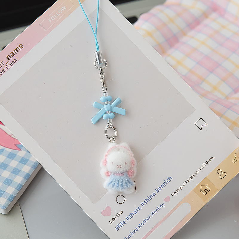 Kawaii Anime Miffy Keychain Cu - Phone Cases Girly recension och pris