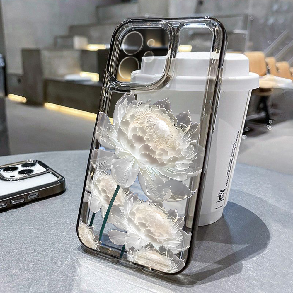 Lotus Flower Transparent Phone - Phone Cases Dior recension och pris