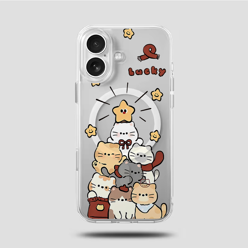 Cute Cartoon Kitten Print Comp - Phone Cases Iphone 12 recension och pris
