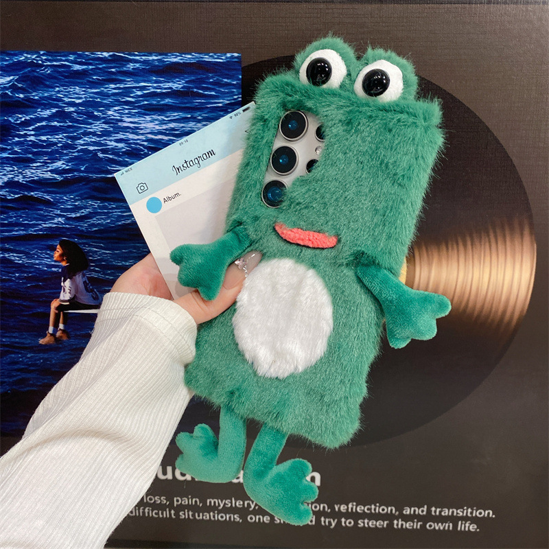 Plush Frog Phone Case, Cute Gr - Phone Cases Samsung recension och pris