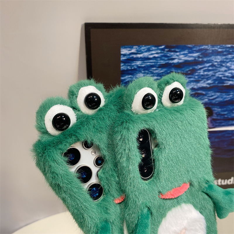 Plush Frog Phone Case, Cute Gr - Phone Cases Samsung recension och pris