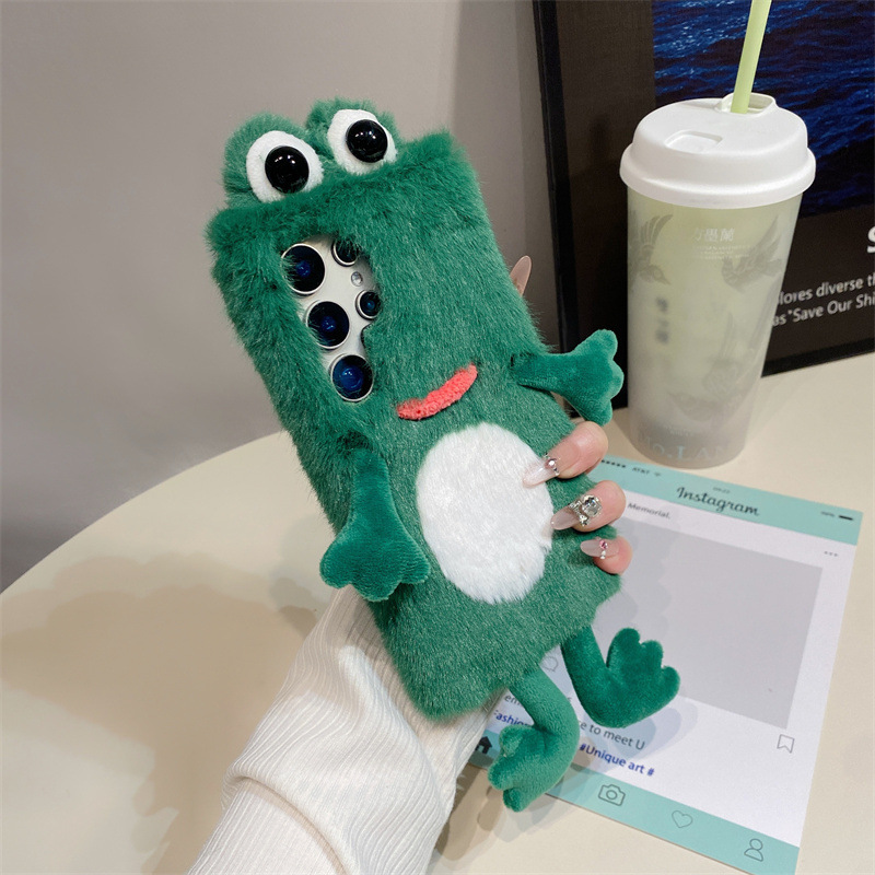 Plush Frog Phone Case, Cute Gr - Phone Cases Samsung recension och pris