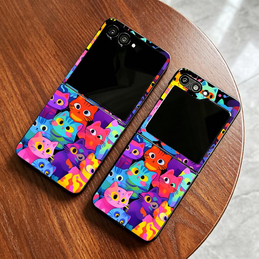 Full Cover Cat Phone Cover Cas - Phone Cases Z Flip 7 recension och pris