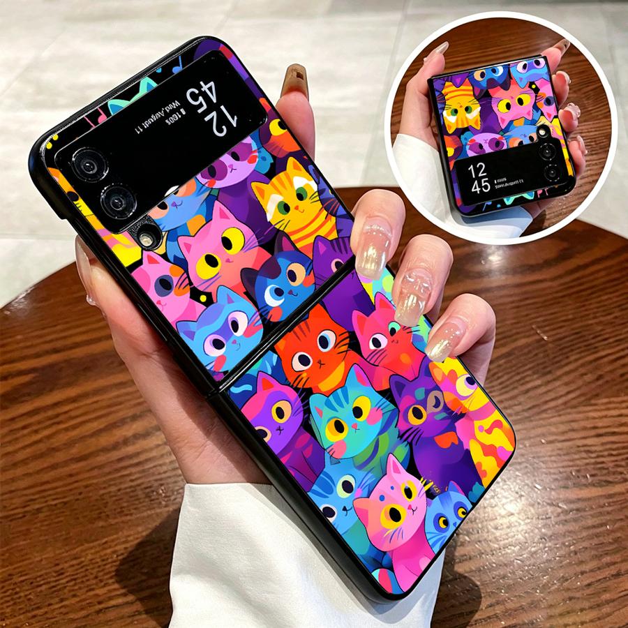 Full Cover Cat Phone Cover Cas - Phone Cases Z Flip 7 recension och pris