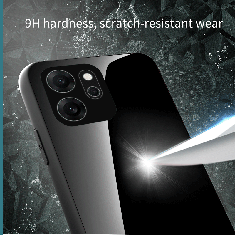 Hard Tempered Glass Case For R - Gradient Color Case recension och pris